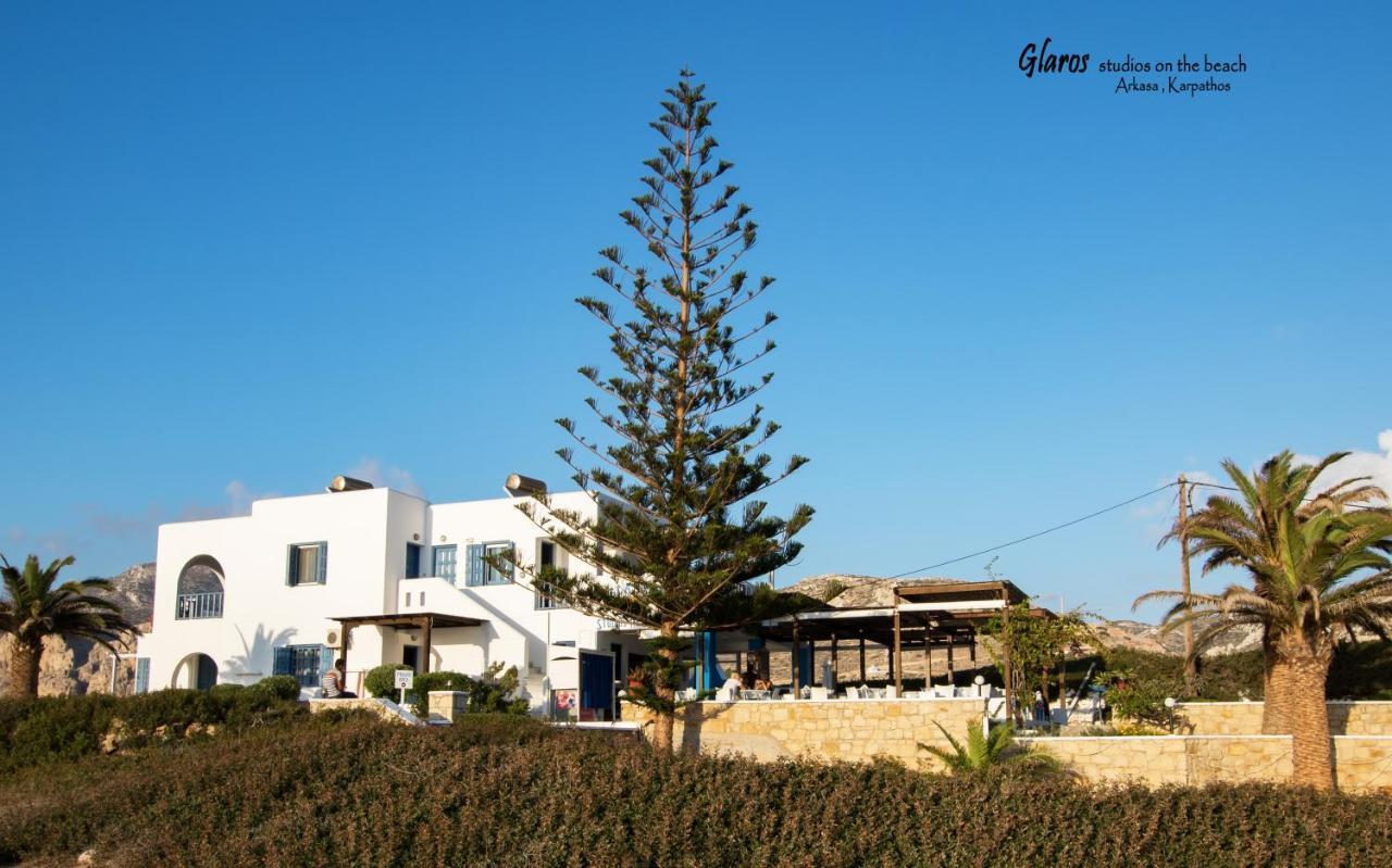 알카사 Glaros Luxury Studio On The Beach 아파트 외부 사진